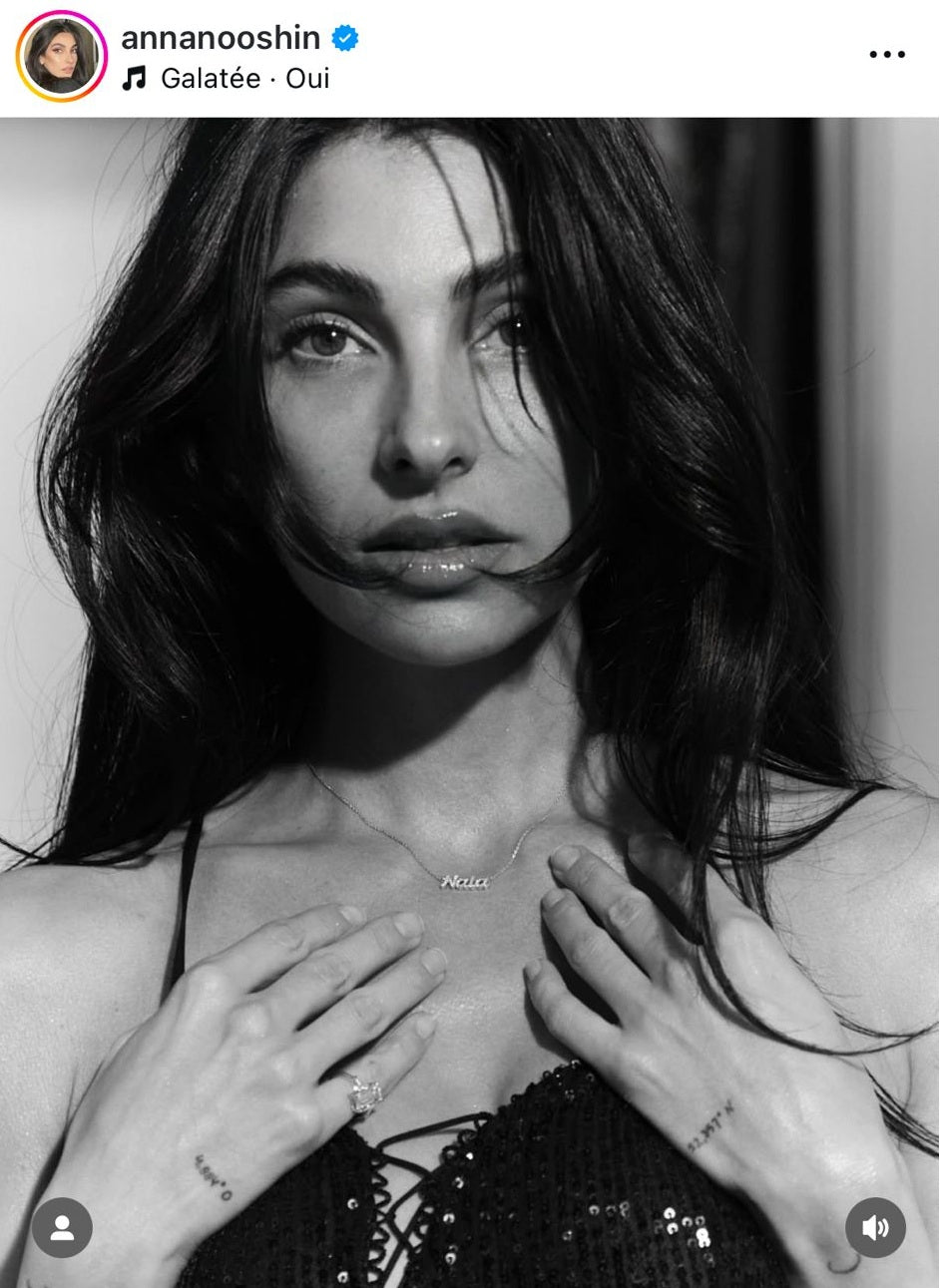 Personalisiertes Diamant-Namenskette