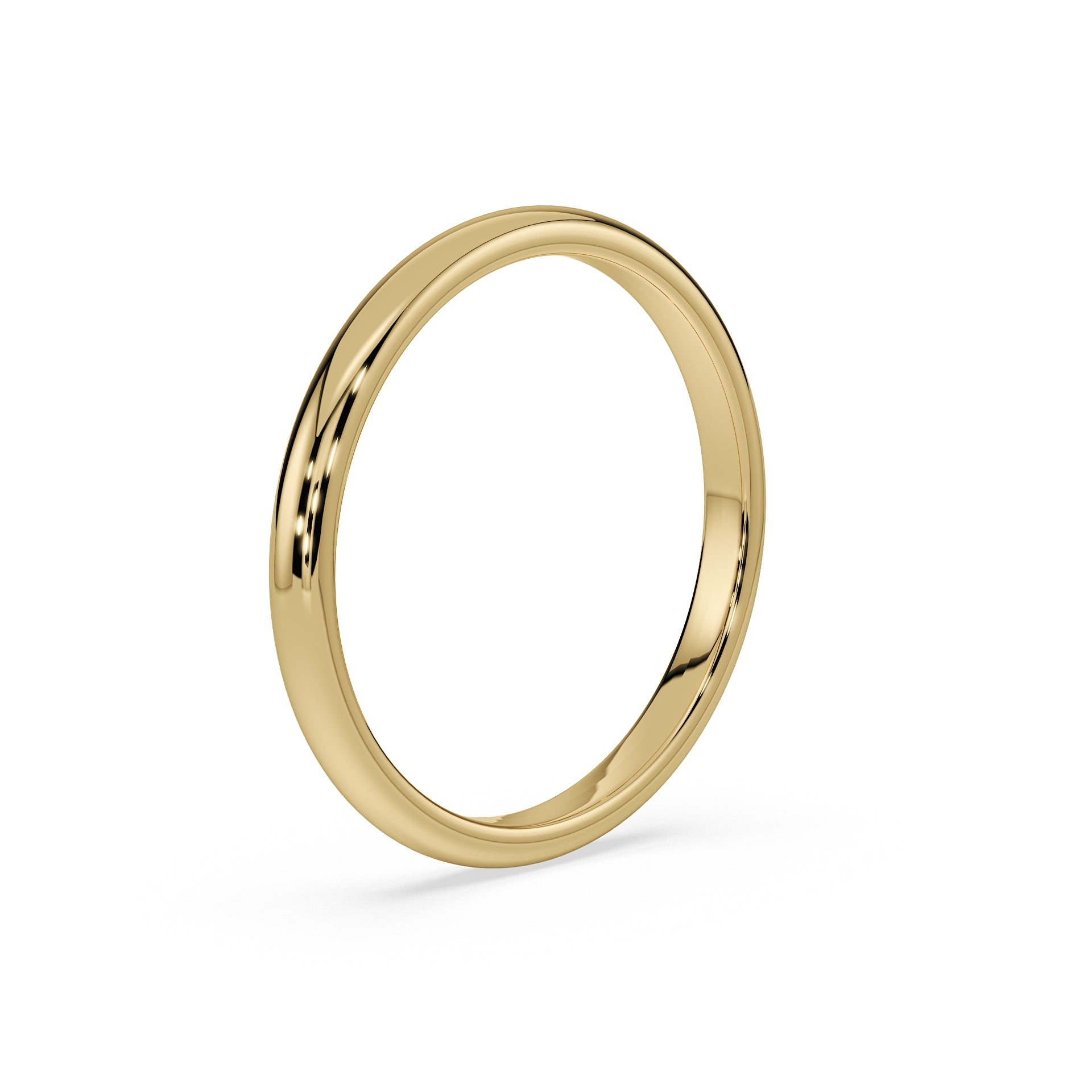 2mm Gold Wedding Band