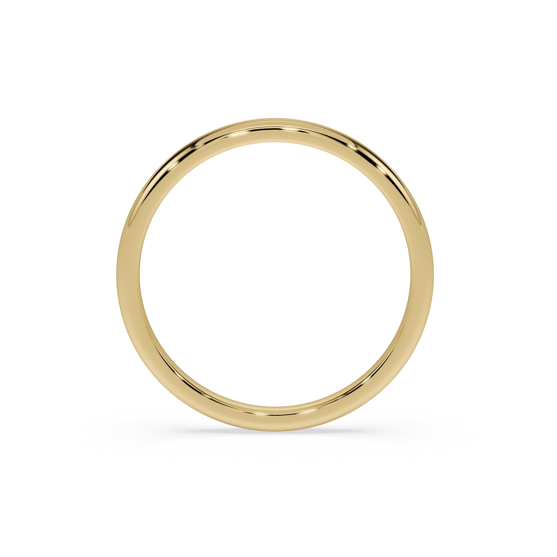 2mm Gold Wedding Band
