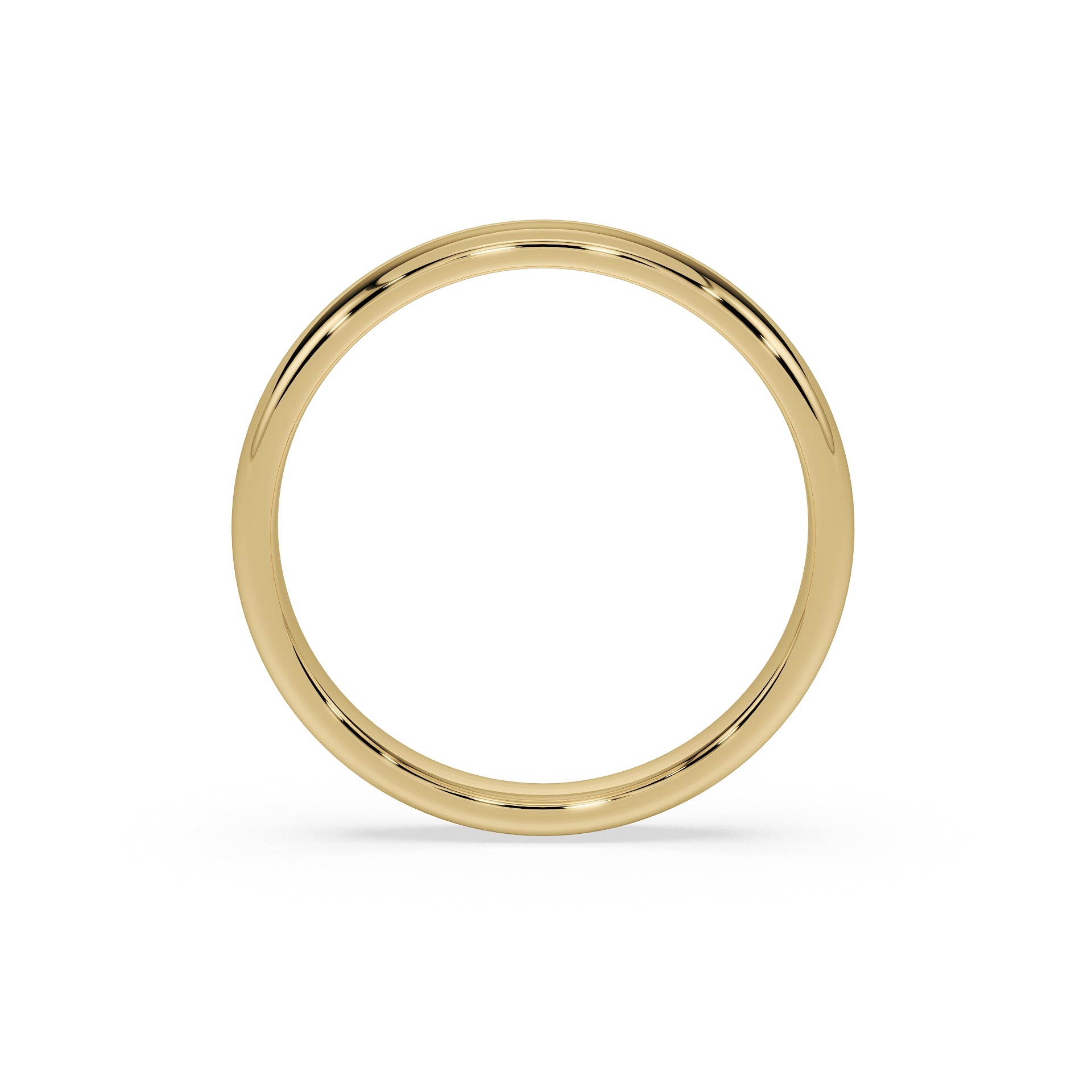 3mm Gold Wedding Band