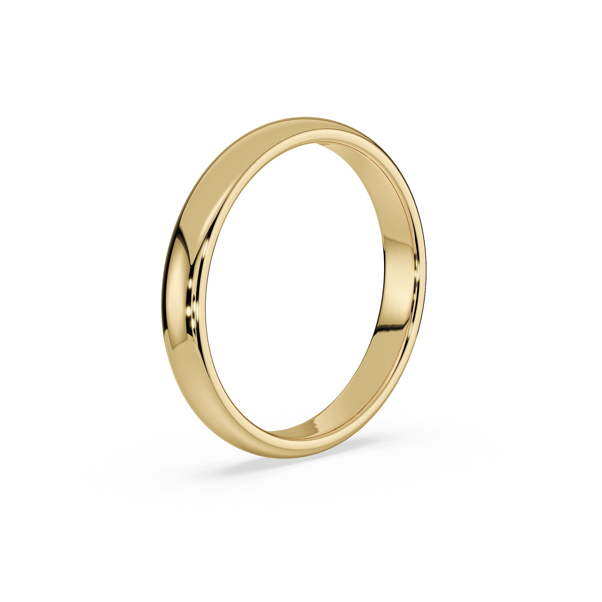 3mm Gold Wedding Band