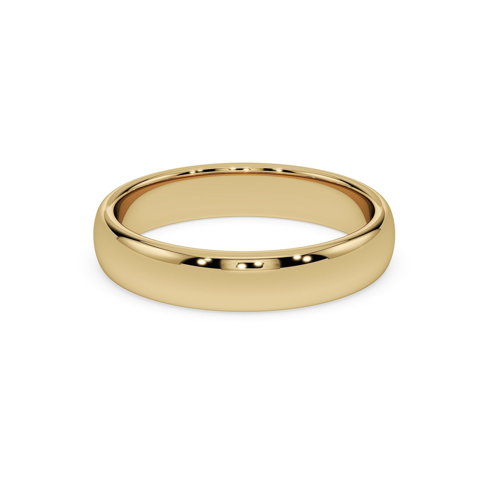 4mm Gold Wedding Band