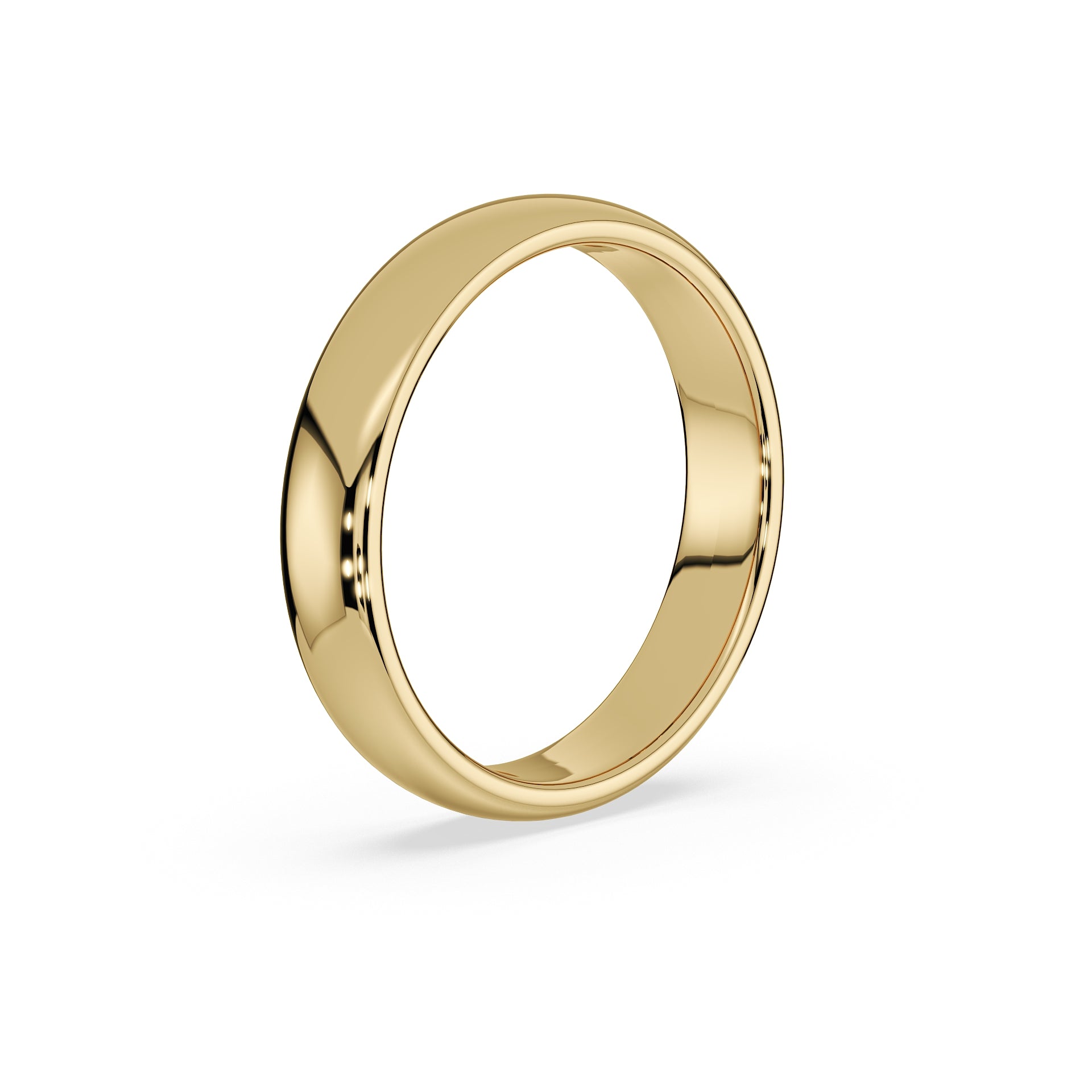 4mm Gold Wedding Band