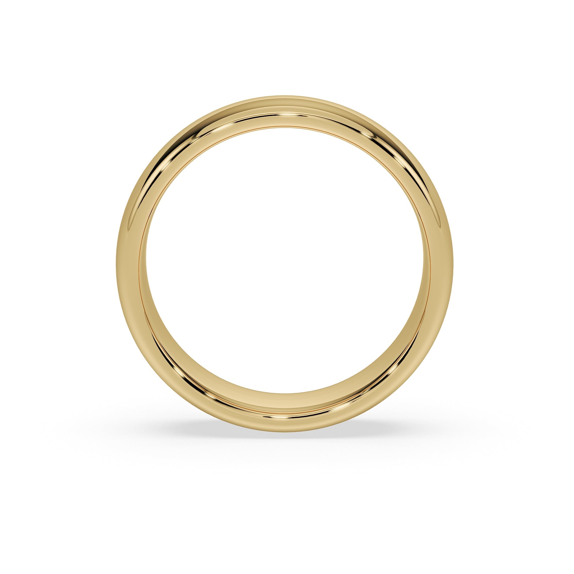 6mm Gold Wedding Band