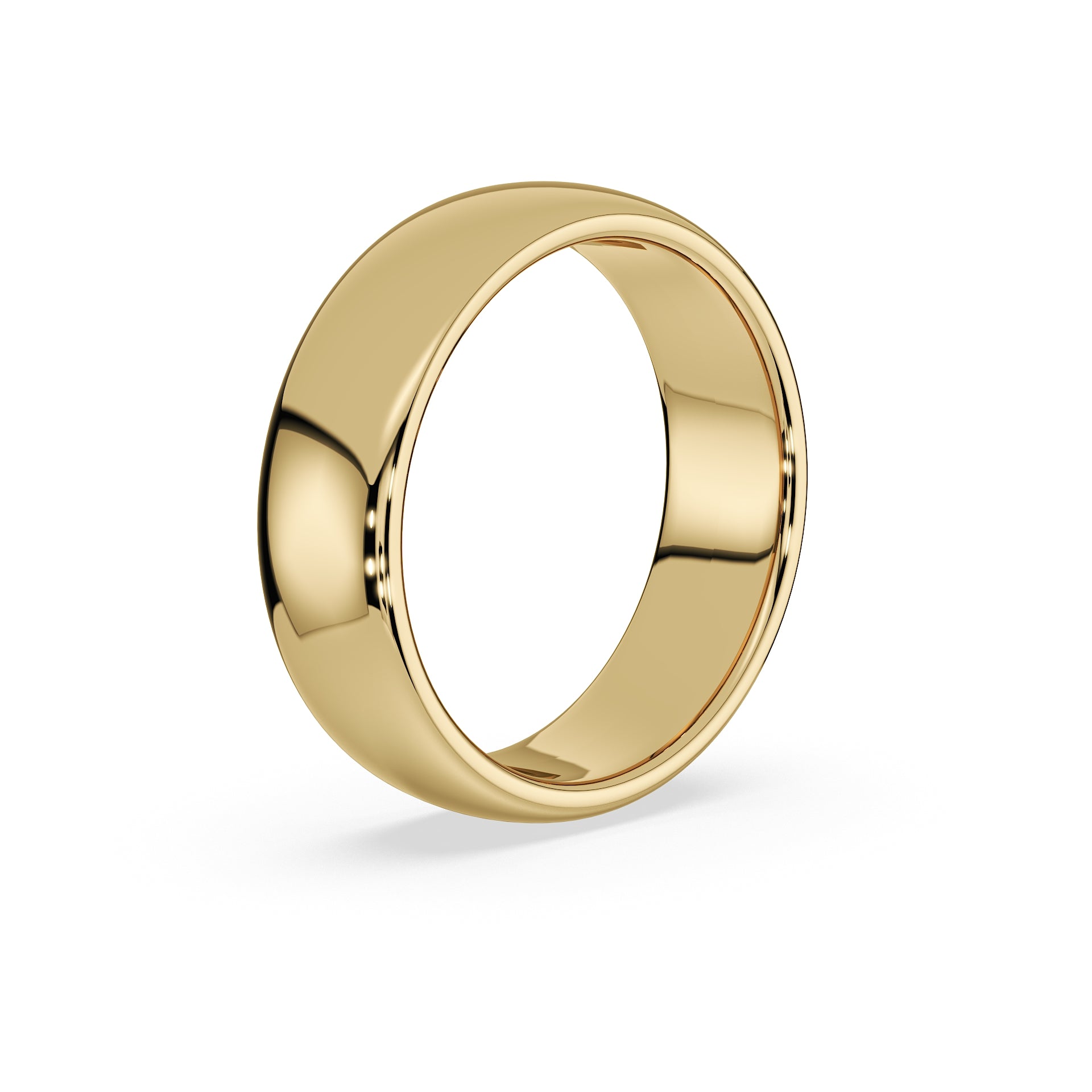 6mm Gold Wedding Band