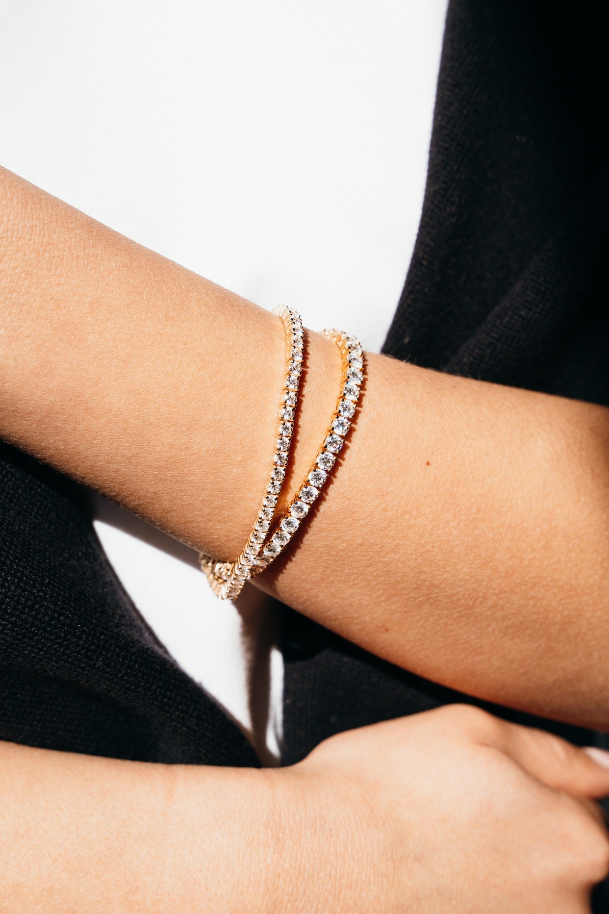 Luxury Pulsera de Tenis de Diamantes