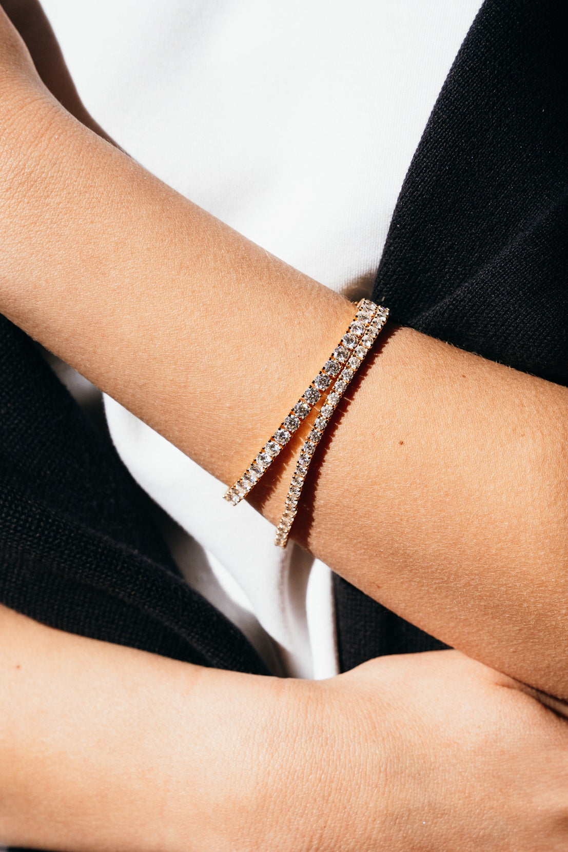 Luxury Pulsera de Tenis de Diamantes