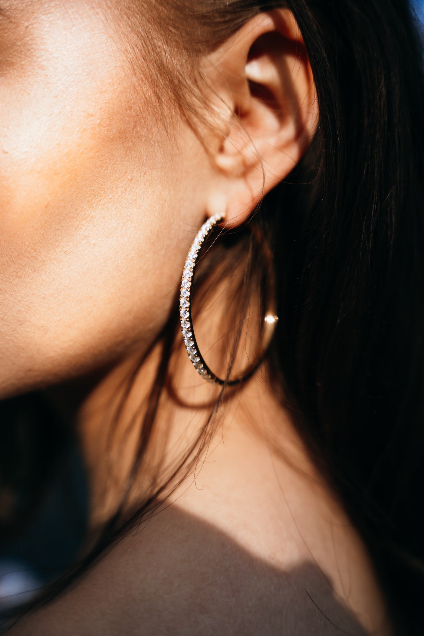 The Statement Aros de Diamante (50mm / 70mm)