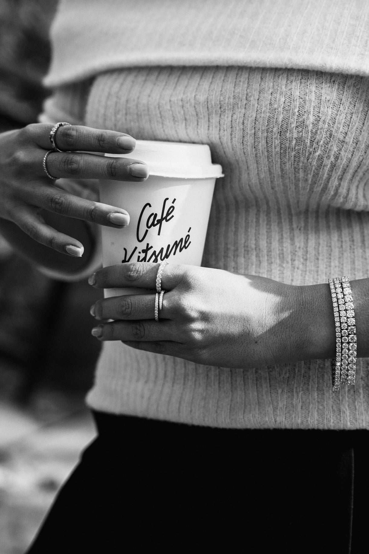 The Small Open Diamond Wrap Ring