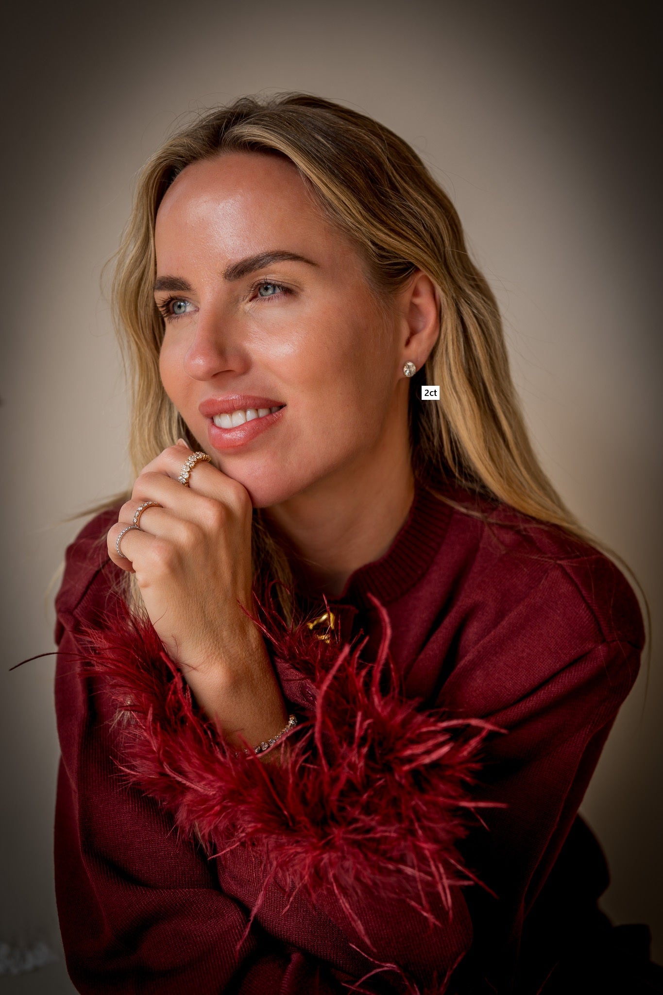 Luxury Oval Diamond Earring (Pair)