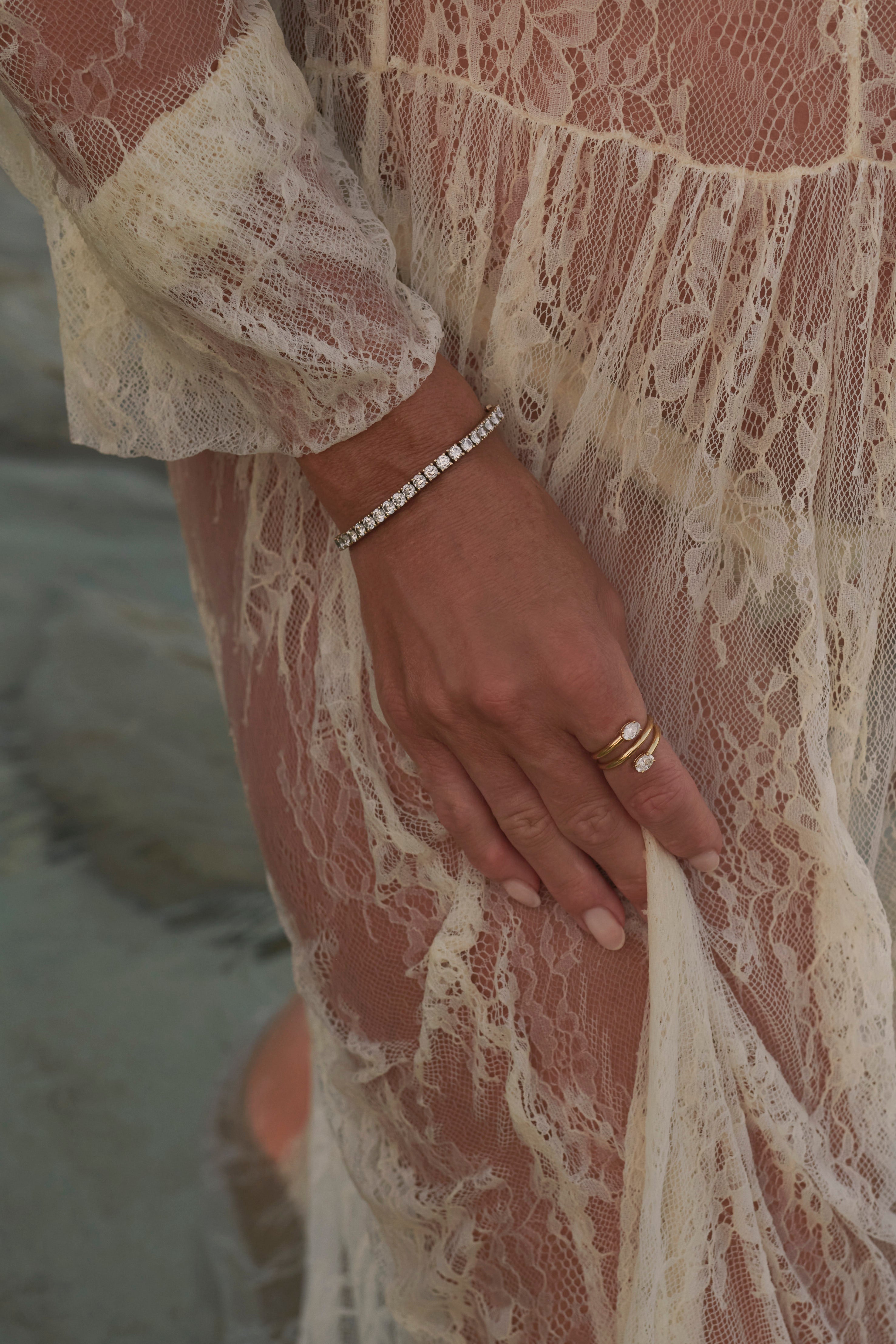 The Jessica - Spiral Diamond Ring