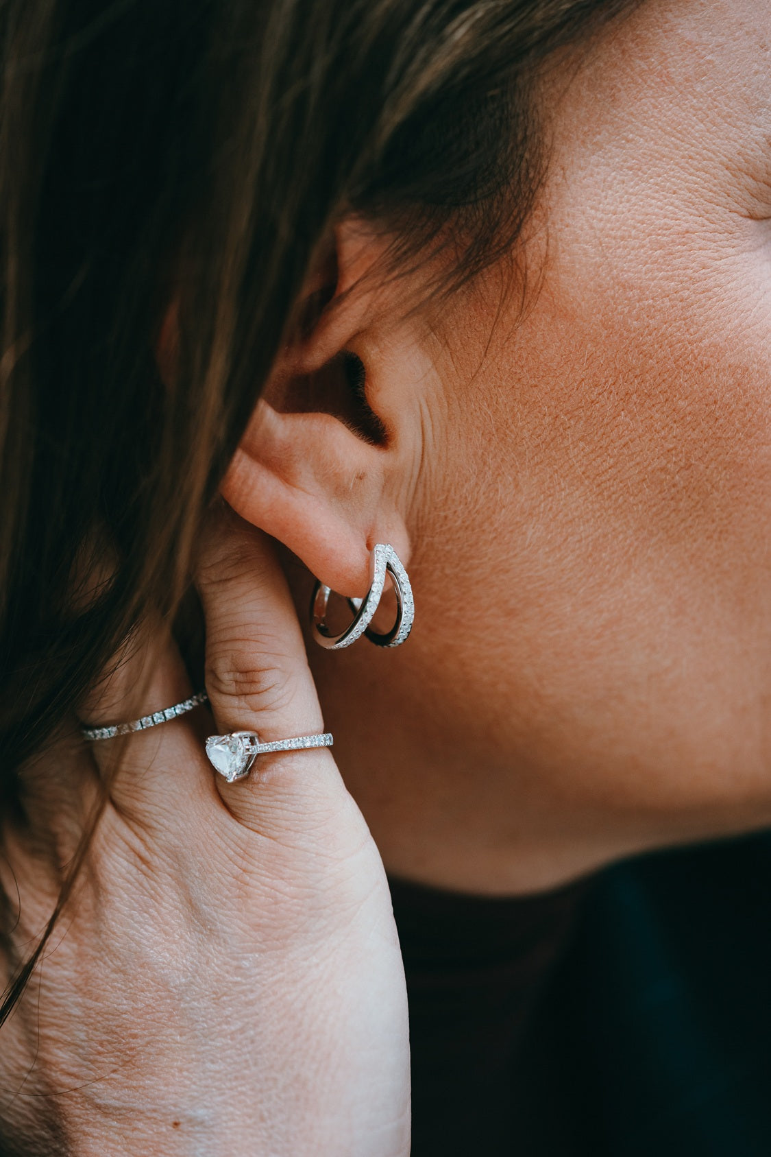 Aros Vedder con diamantes