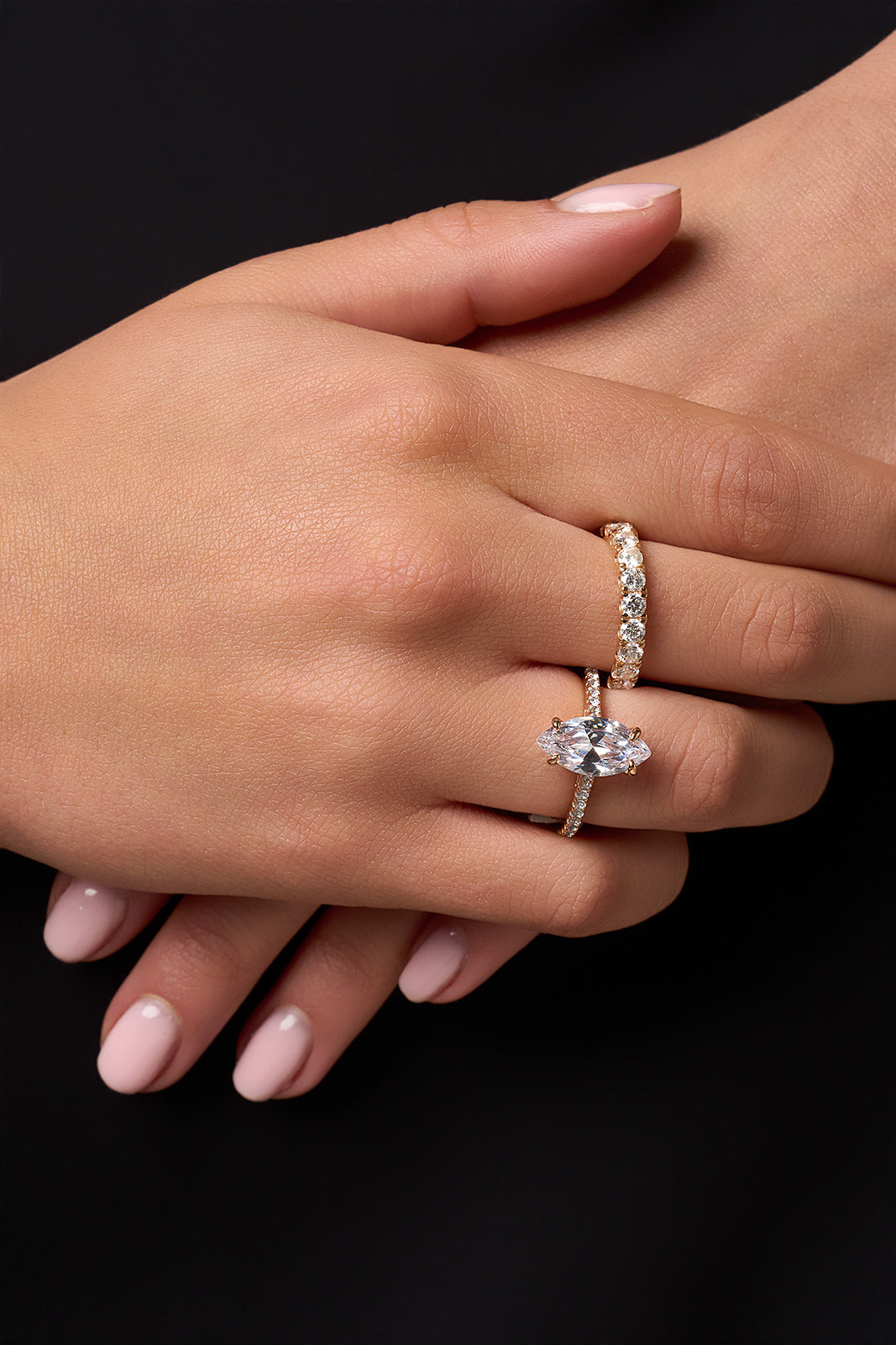Marquise Geslepen Verlovingsring - Tijdloze Elegantie Collectie