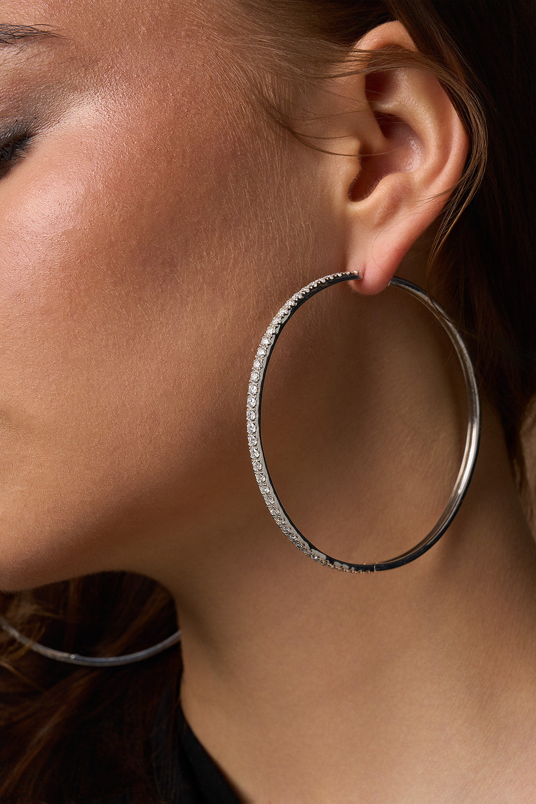 The Statement Aros de Diamante (50mm / 70mm)