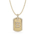 14K Yellow gold_Letter: B