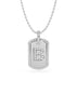 14K White gold_Letter: B