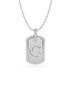 14K White gold_Letter: C
