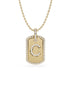 14K Yellow gold_Letter: C