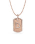 14K Rose gold_Letter: D