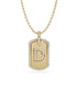 14K Yellow gold_Letter: D