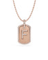14K Rose gold_Letter: F