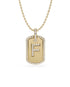 14K Yellow gold_Letter: F