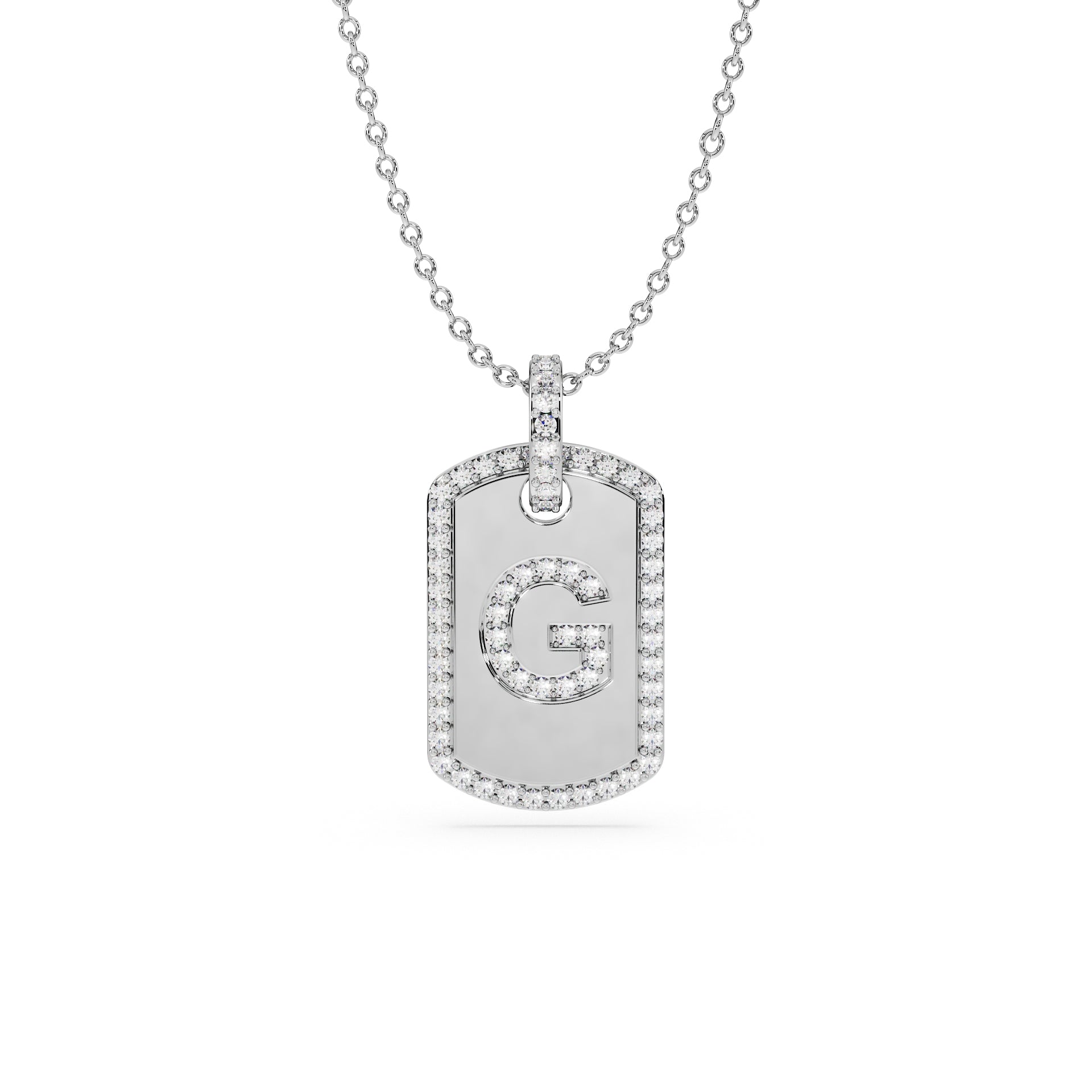 14K White gold_Letter: G