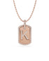14K Rose gold_Letter: K