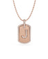 14K Rose gold_Letter: J