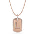 14K Rose gold_Letter: L