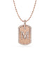 14K Rose gold_Letter: M