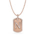 14K Rose gold_Letter: N