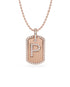 14K Rose gold_Letter: P