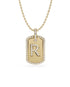 14K Yellow gold_Letter: R