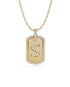 14K Yellow gold_Letter: S