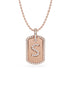 14K Rose gold_Letter: S