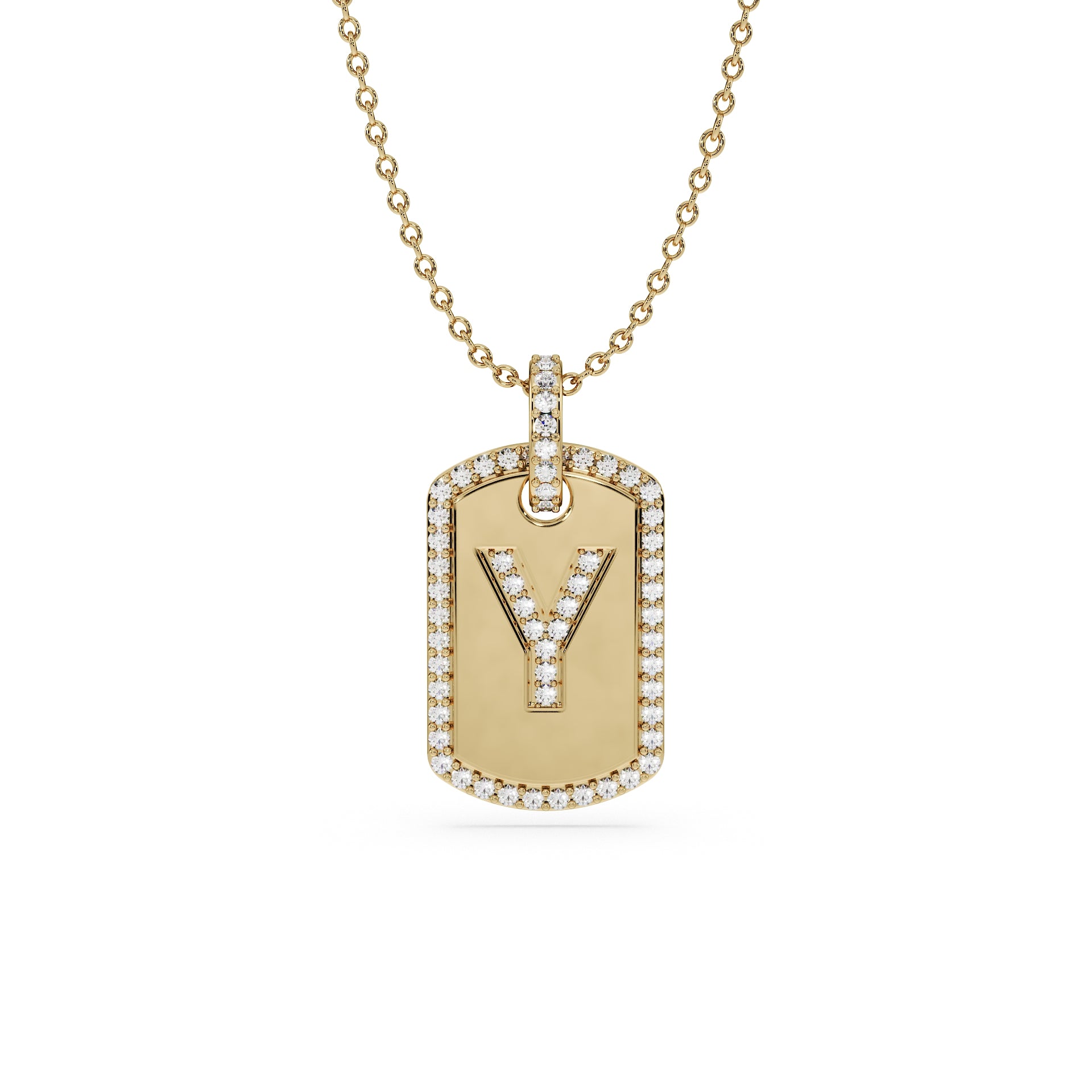 14K Yellow gold_Letter: Y