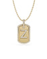 14K Yellow gold_Letter: Z