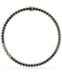 14K Yellow gold_Black Diamond