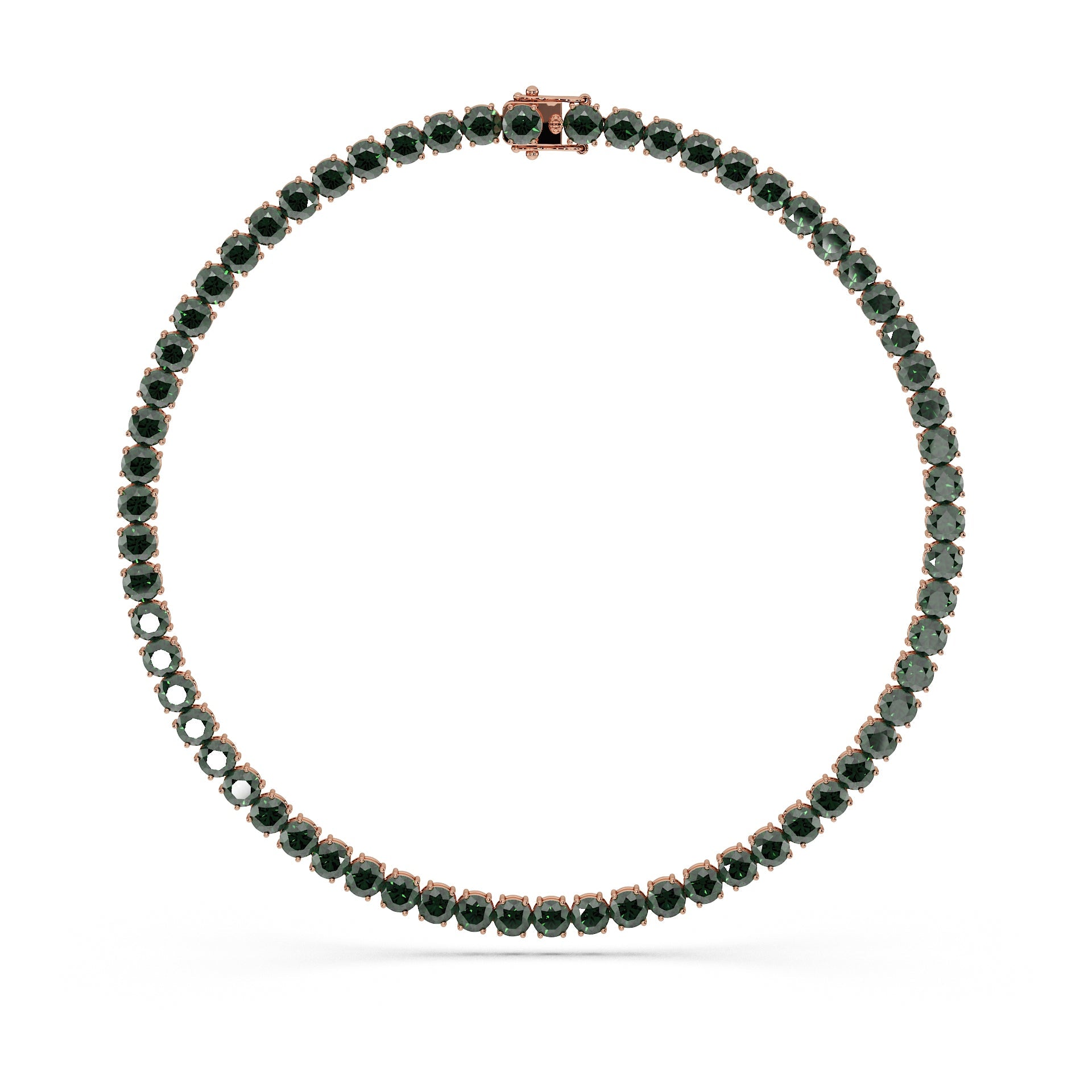14K Rose gold_Royal Green Diamond
