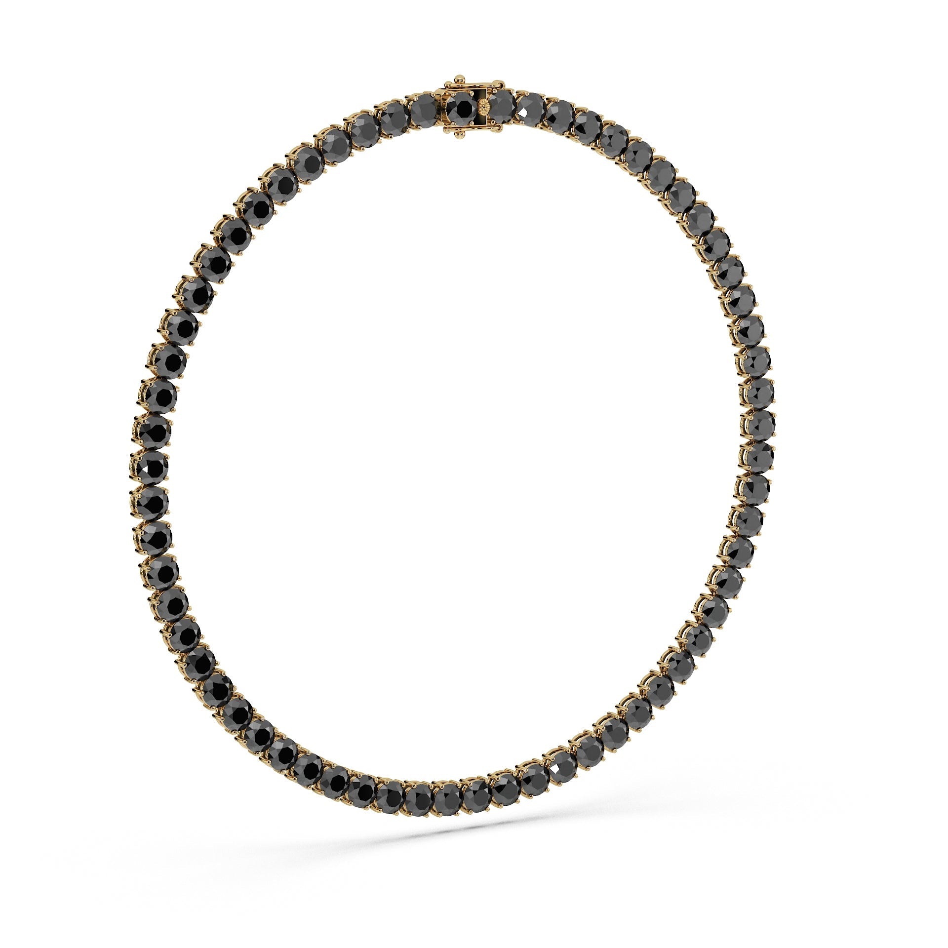 Anne's Subtle 11-Color 52ct Diamond Tennis Necklace