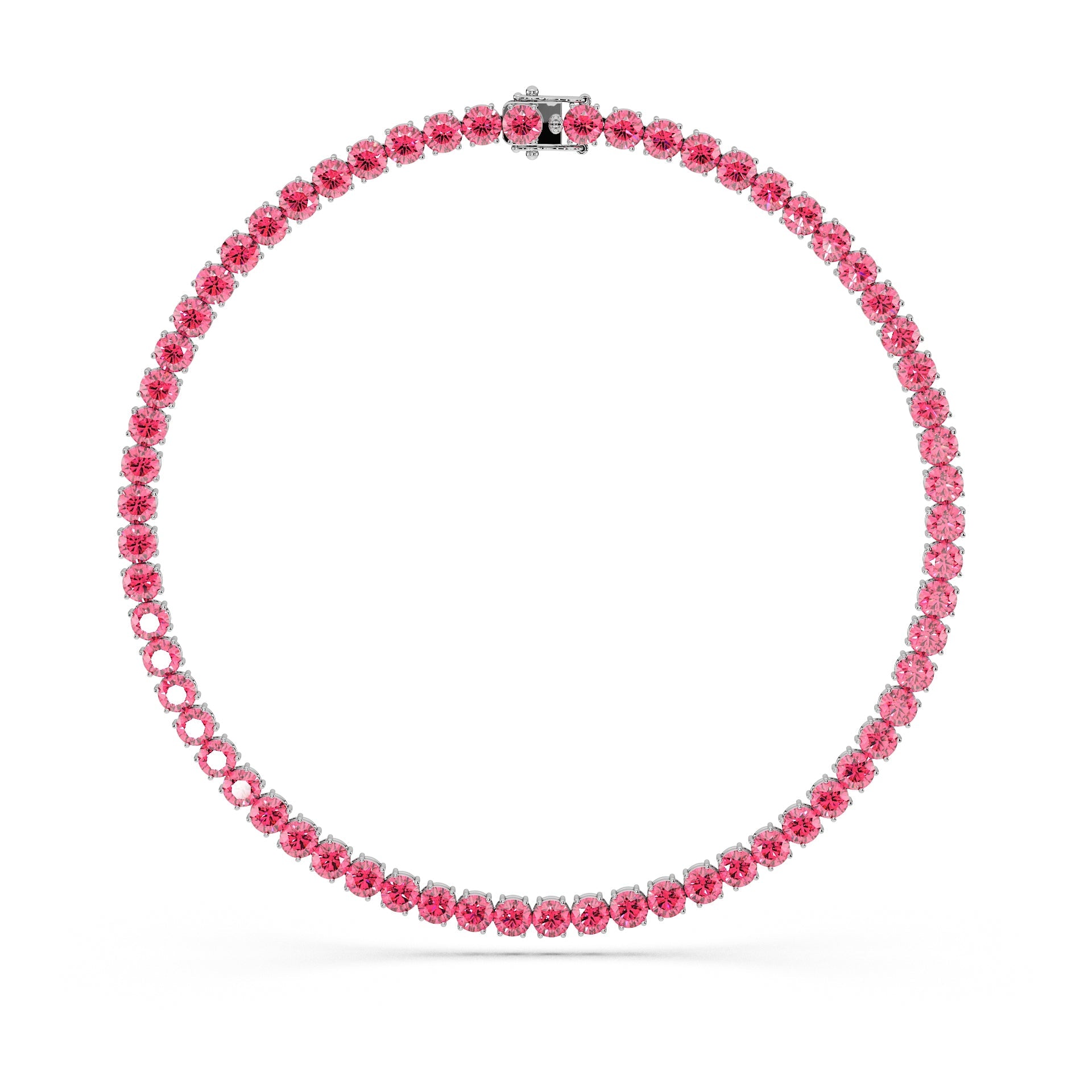14K White gold_Vivid Pink Diamond