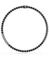 14K White gold_Black Diamond