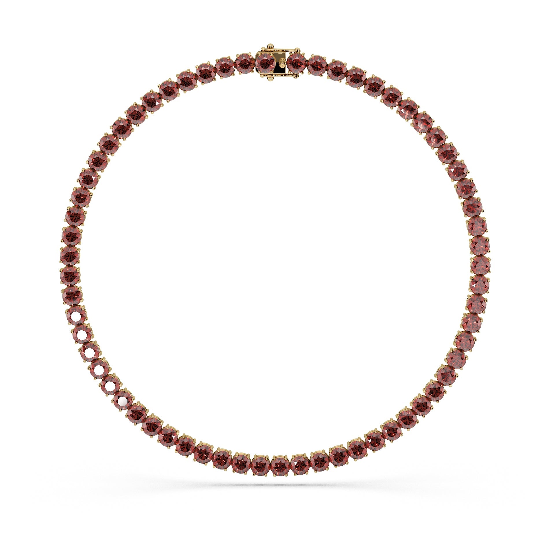 14K Yellow gold_Cherry Cognac Diamond