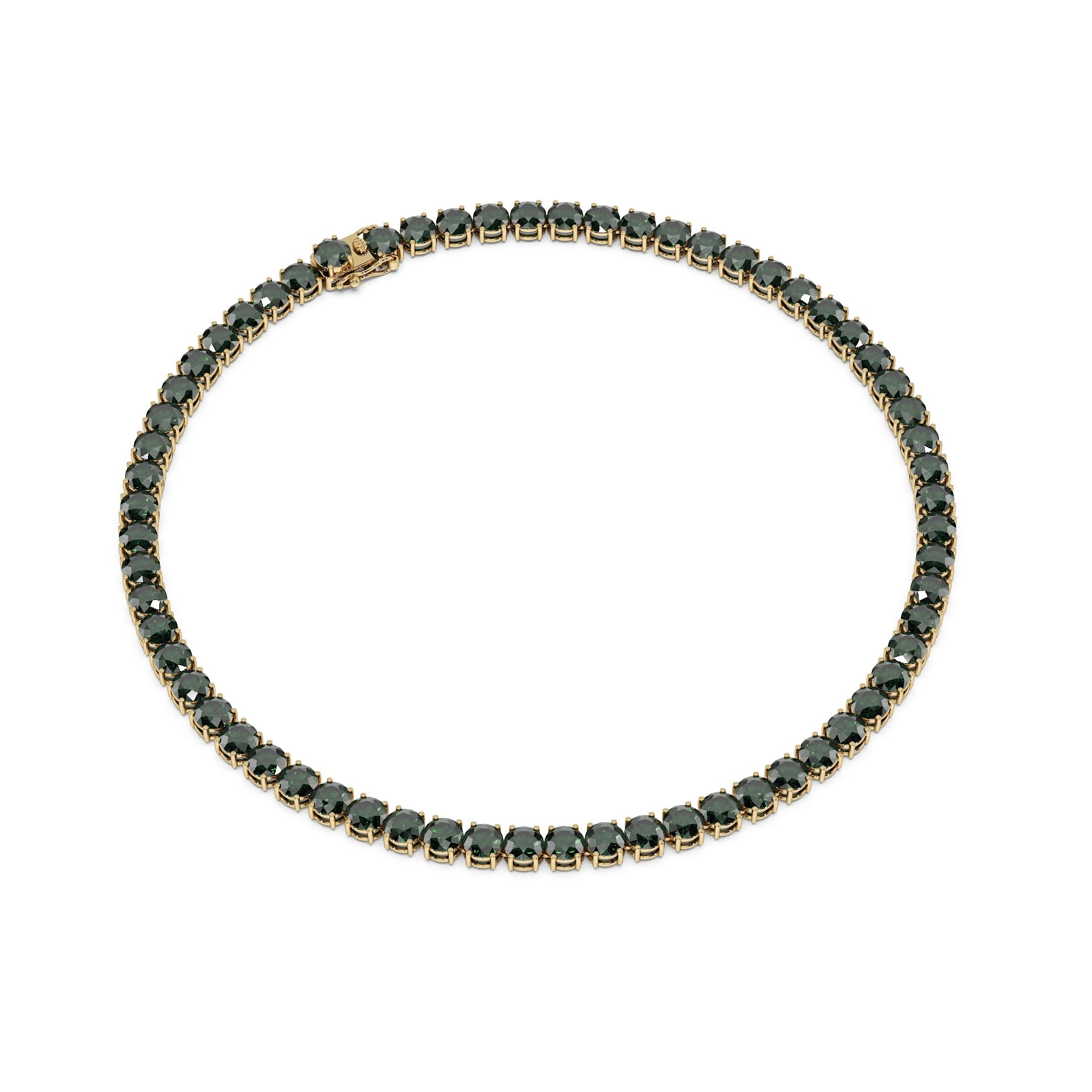 Anne's Subtle 11-Color 52ct Diamond Tennis Necklace