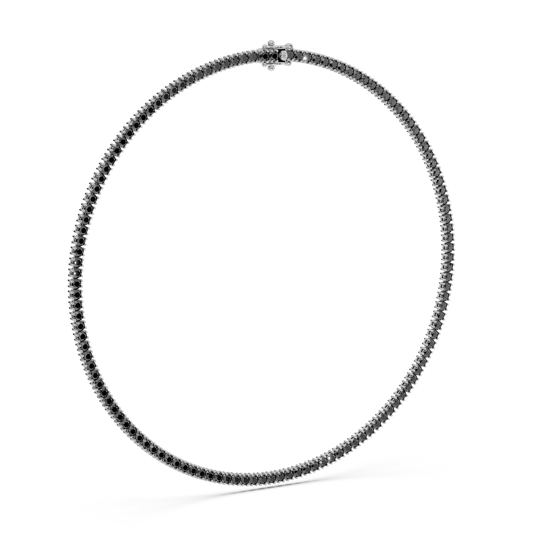 Delicate 11-Color 13ct Diamond Tennis Necklace
