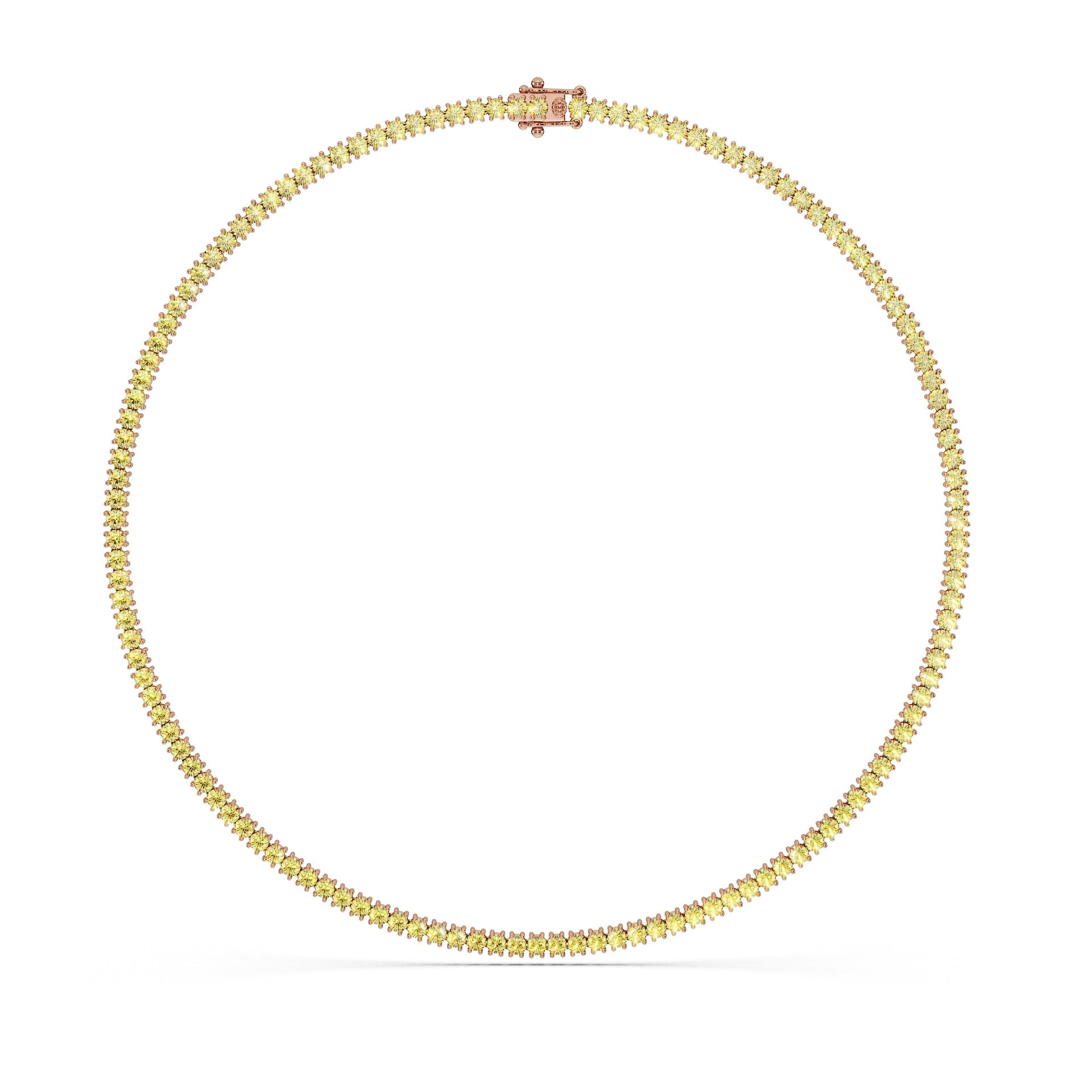 14K Rose gold_Yellow Diamond