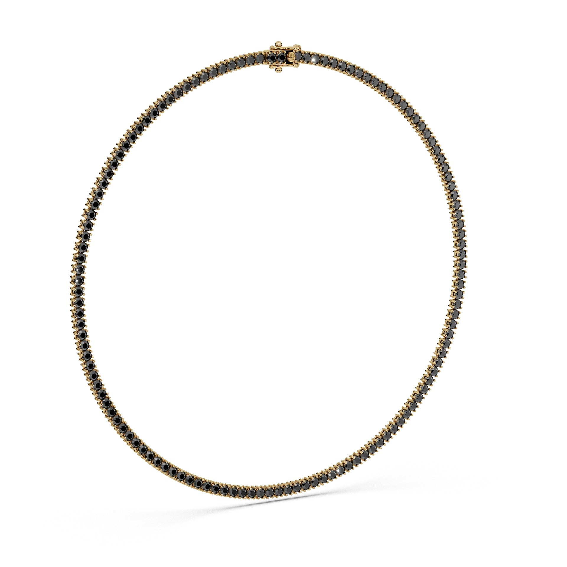 Delicate 11-Color 13ct Diamond Tennis Necklace