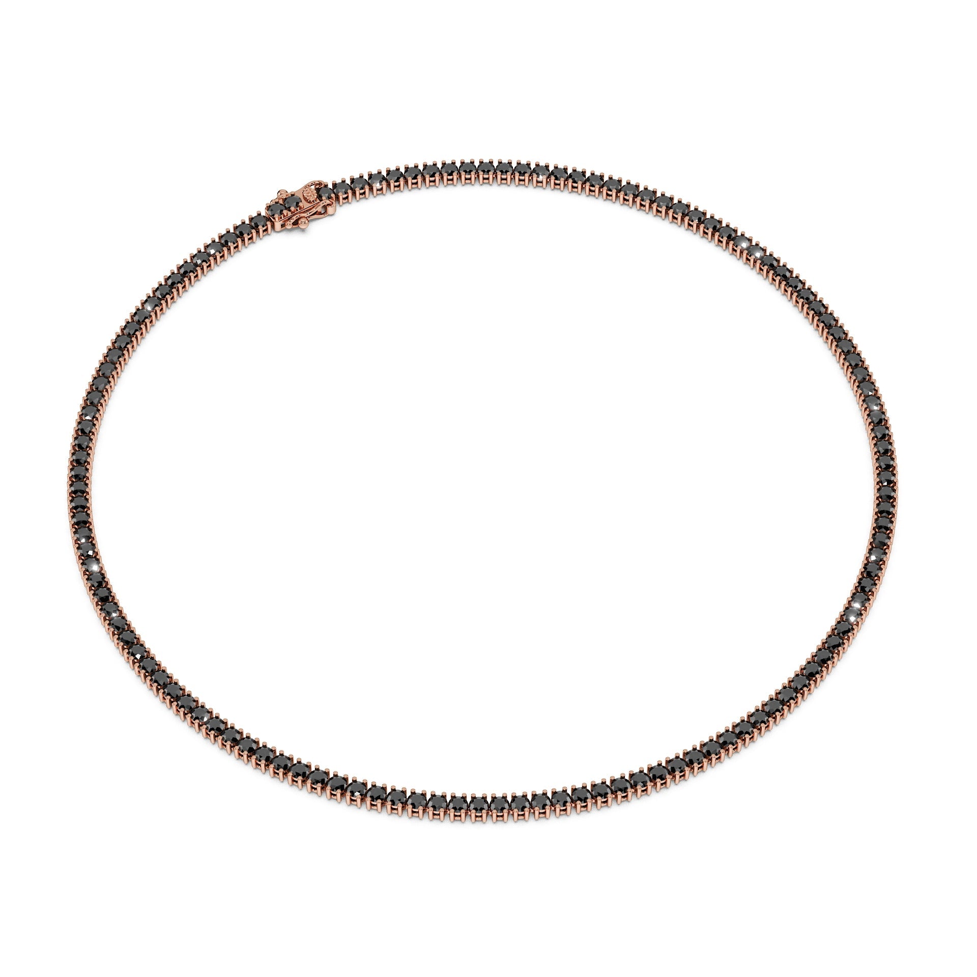 Delicate 11-Color 13ct Diamond Tennis Necklace