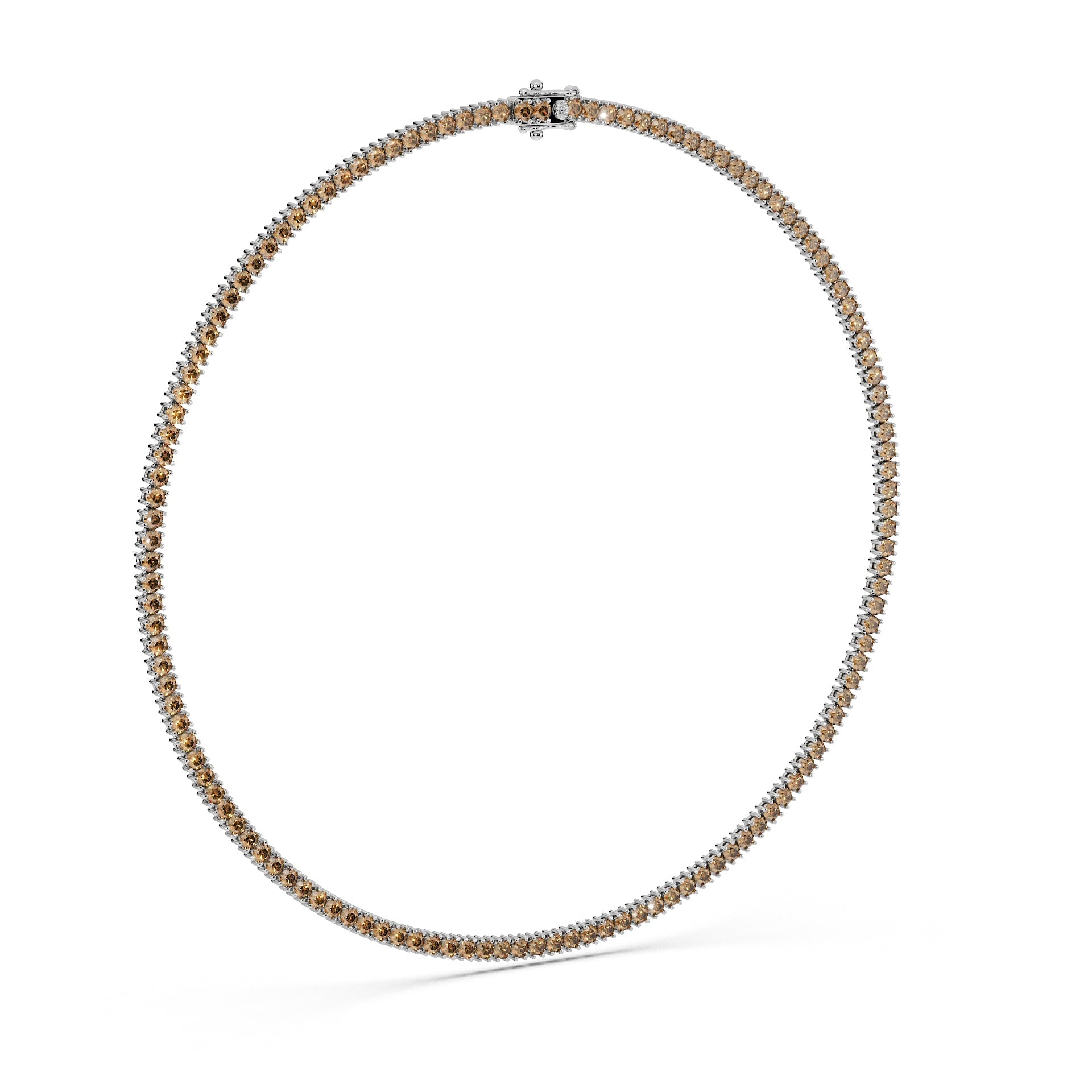 Delicate 11-Color 13ct Diamond Tennis Necklace